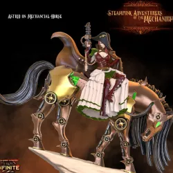 $10.00Astrid on Mechanical Horse