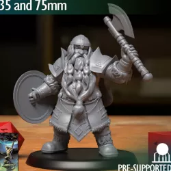 $10.00Dwarf Fighter Axe and Shield