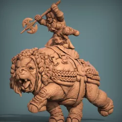 $10.00Dwarf Warbeast Mount (F)