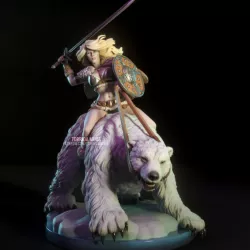 $10.00Hilde - Polar bear barbarian