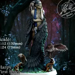$10.99Harpy First Sister (1:12 & 1:24 scales) - The Forest Creatures