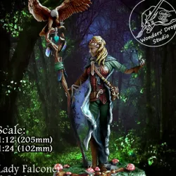 $10.99Lady Falconer (1:12 & 1:24 scales) - The Forest Creatures