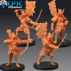 $11.90Undead Samurai Set / Male Warrior Zombie / Japanese Dynasty / Katana Sword Archer Master