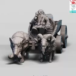 $12.00Dwarven Merchant with interchangeable Treasure/Weapons Cargo