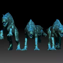 $12.00KZKMINIS - Terror Realm - Wargs
