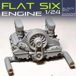 $12.70FLAT SIX ENGINE 1-24TH FOR MODELKITS AND DIECAST