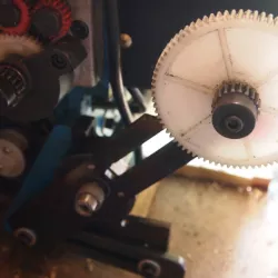 127 tooth mini lathe gear, and other gears.