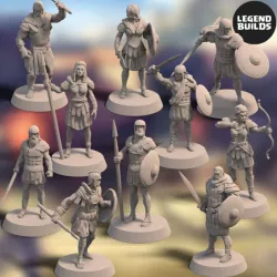 $14.99Pirates of Cyliria Army Bundle (10 miniatures)- 3D Printable Miniatures