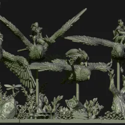 $15.00Wood elves Kestrel knights