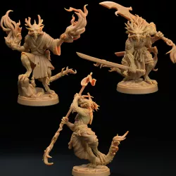 $16.00Dragonborn Monk, Warrior & Spellcaster | Yokai Lodge | Presupported