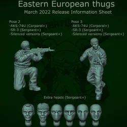 $16.00Patreon pack 09 - March 2022 - East European thugs