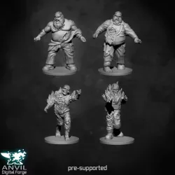 $19.0015mm Scale Modern Zombies - Anvil Digital Forge Special