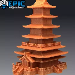 $19.90Feudal Temple Tower / Monk Building / Japanese Dynasty Shrine / Playable Interior