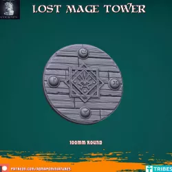 $2.00Lost Mage Tower 100mm Base(Pre-supported)