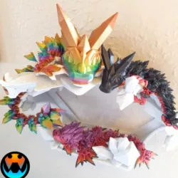 $2.35Crystal Cave Wall Mount, Crystal Dragon Stand Shelf