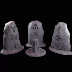 $2.49Immemorial Cryptic Stones Set (Pre-Supported)
