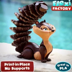 $2.50Cute Flexi Print-in-Place Squirrel