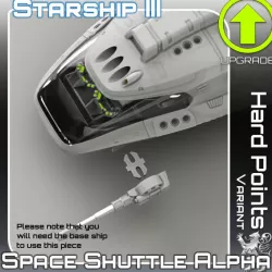 $2.95Space Shuttle Alpha Hard Points Variant Upgrade