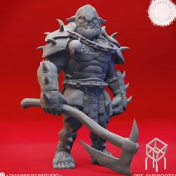 $2.99Bugbear Warchief - Book of Beasts - Tabletop Miniature (Pre-Supported)