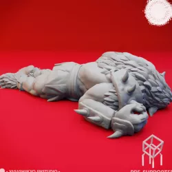 $2.99Defeated Bugbear - Book of Beasts - Tabletop Miniature (Pre-Supported)