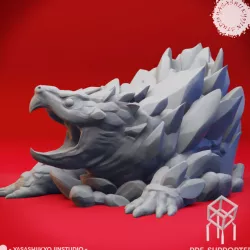 $2.99Earth Elemental - Tabletop Miniature (Pre-Supported)