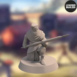 $2.99Night’s Cult Zealot with Spear Pose 3 – 3D printable miniature – STL file