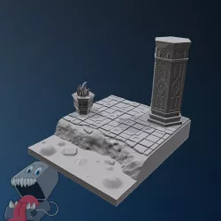 $3.00Dwarven Hold mini diorama