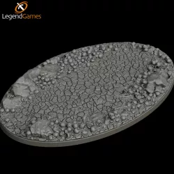$3.00LegendGames 170x105mm Oval Skull and cracked earth base