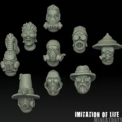 $3.00Wastelander heads set 1