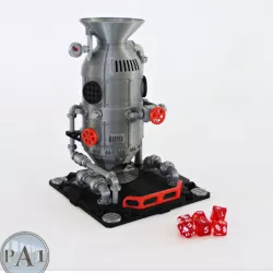 $3.45STEAMPUNK / INDUSTRIAL DICE TOWER!!! 100% SUPPORT FREE!!