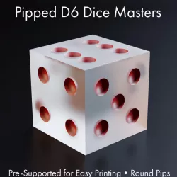 $3.50Dice Masters - Sharp-Edged Round Pipped D6 - Pre-Supported