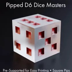 $3.50Dice Masters - Sharp-Edged Square Pipped D6 - Pre-Supported