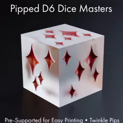 $3.50Dice Masters - Sharp-Edged Twinkle Pipped D6 - Pre-Supported