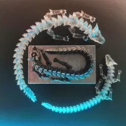 $3.50Hollow Dragon, Print in Place, Articulating