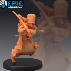 $3.90Basket Monk Attacking / Katana Sword Master / Male Fighter / Japanese Dynasty