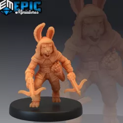 $3.90Bunny Double Crossbow / Rabbit Warrior / Rodent Soldier / Hare Army