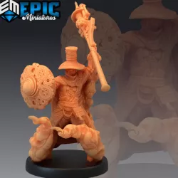 $3.90Gear Wizard Gabriel Magic Shield / Male Magician / Steampunk Tech Character