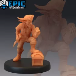 $3.90Goblin Pirate Treasure / Green Skin Army Soldier / Corsair Master / Male Captain
