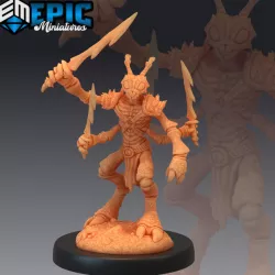 $3.90Insectoid Ant Warrior / Four Armed Sword Fighter / Insect Army
