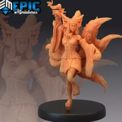$3.90Kitsune Magic / Fox Humanoid / Nine Tailed Female Sorcerer / Japanese Mythology