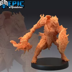 $3.90Lizardfolk Warrior Shield / Reptile Soldier / Draconic Lizard / Dragonborn