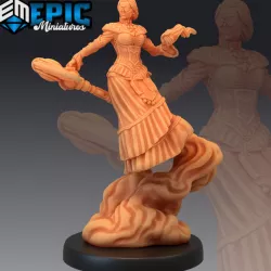 $3.90Madame Rever Flying Steam Broom / Female Human Soldier / Steampunk Tech Character