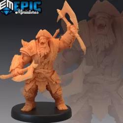$3.90Orc Pirate Captain Axe / Green Skin Army Warrior / Corsair Master