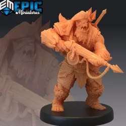 $3.90Orc Pirate Captain Harpoon / Green Skin Army Warrior / Corsair Master