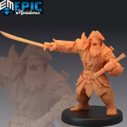 $3.90Orc Pirate Captain Sword / Green Skin Army Warrior / Corsair Master