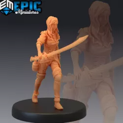 $3.90Pirate Female Sword / Human Corsair / Quartermaster / Ship Lady