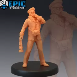 $3.90Train Conductor Whistle / Male Human / Steampunk Tech Character