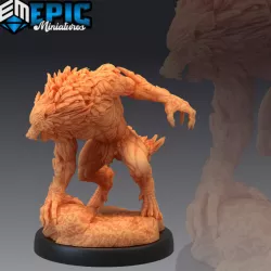 $3.90Werewolf Brute Fighting / Man Wolf Hybrid / Chaotic Evil Humanoid / Shapechanger