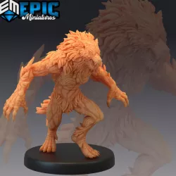 $3.90Werewolf Brute / Man Wolf Hybrid / Chaotic Evil Humanoid / Shapechanger