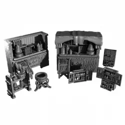 $3.95Alchemy/Wizards shop/market (ttrpg tabletop terrain)